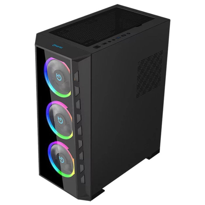 Hiditec Caja Gaming Semitorre MH12 GLASS con Panel Frontal USB Type-C y Vidrio Templado E-ATX ATX Micro ATX